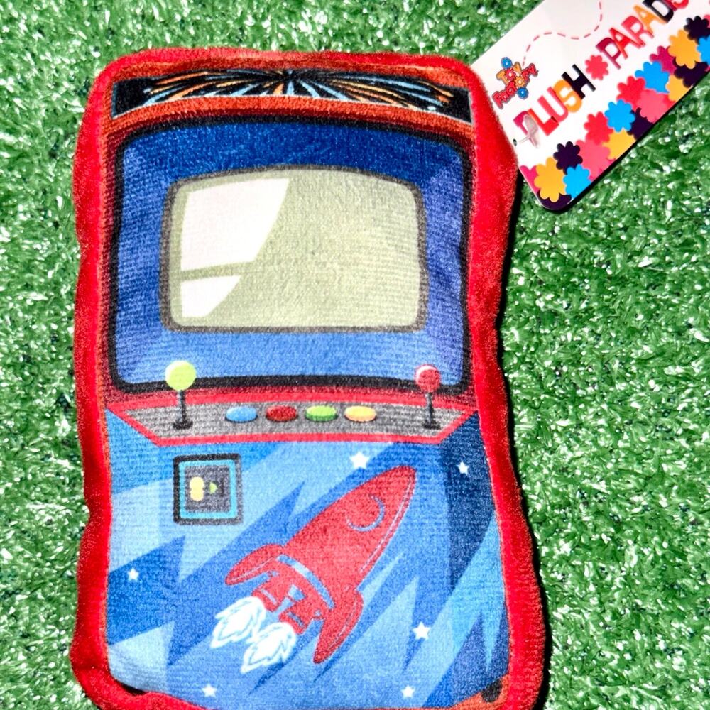 Plush Paradise Red And Blue Game Arcade Machine Toy New With Tag